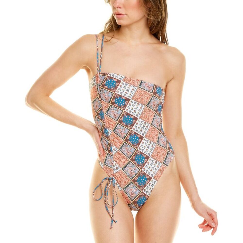 Aro Swim Womens  Rylee One-Piece, Blue